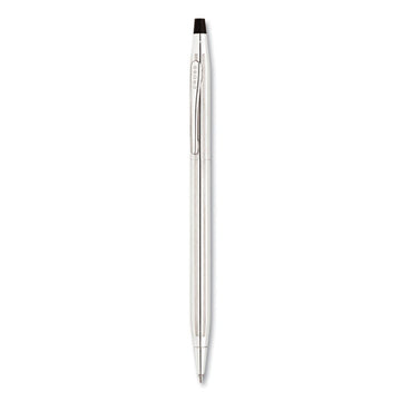 Cross® Classic Century Ballpoint Pen And Pencil Set, 0.7 Mm Black Pen, 0.7 Mm Hb Pencil, Chrome-black Barrels freeshipping - TVN Wholesale